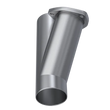 Load image into Gallery viewer, QTP 3in Weld-On QTEC Exhaust Cutout Y-Pipe - Main Product View