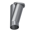 Load image into Gallery viewer, QTP 3in Weld-On QTEC Exhaust Cutout Y-Pipe - Main Product View