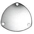 Load image into Gallery viewer, QTP 4in Bolt-On QTEC 3 Bolt Cover Plate - Main Product View
