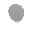 Load image into Gallery viewer, QTP 4in Bolt-On QTEC 3 Bolt Cover Plate - Side View