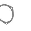 Load image into Gallery viewer, QTP 4in Bolt-On QTEC 3 Bolt Gasket - Main Product View