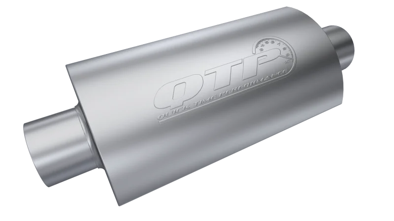 QTP 4in Weld-On 304SS AR3 Muffler - Main Product View