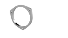 Load image into Gallery viewer, QTP 4in Weld-On QTEC 3 Bolt Flange - Main Product View