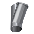 Load image into Gallery viewer, QTP 4in Weld-On QTEC Exhaust Cutout Y-Pipe - Main Product View