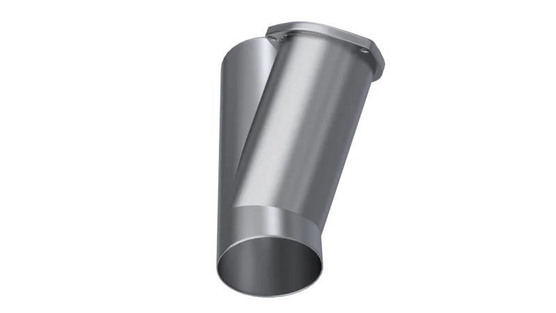 QTP 4in Weld-On QTEC Exhaust Cutout Y-Pipe - Main Product View