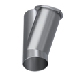 Load image into Gallery viewer, QTP 4in Weld-On QTEC Exhaust Cutout Y-Pipe - Main Product View