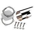 Load image into Gallery viewer, QTP 5in Weld-On QTEC DIY Cutout Pipe - Main Product View