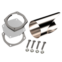Load image into Gallery viewer, QTP 5in Weld-On QTEC DIY Cutout Pipe - Main Product View
