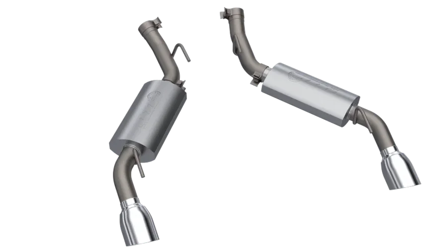 2014-2015 Chevrolet Camaro SS 6.2L QTP AR3 Axle Back - Side View