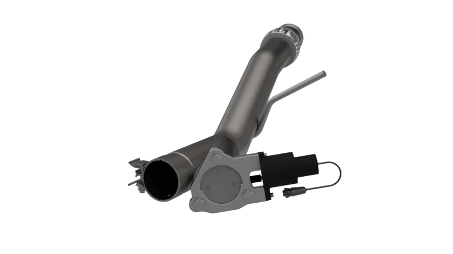 2014-2018 Chevrolet Silverado & GMC Sierra 1500 QTP Aggressor Cutout Pipe - Installation View