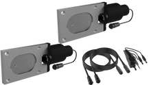 Load image into Gallery viewer, QTP Bolt-On QTEC Dual Low Profile Oval Electric Cutout Valves - Pair - Main Product View