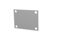 Load image into Gallery viewer, QTP Bolt-On QTEC Low Profile Cover Plate - Side View