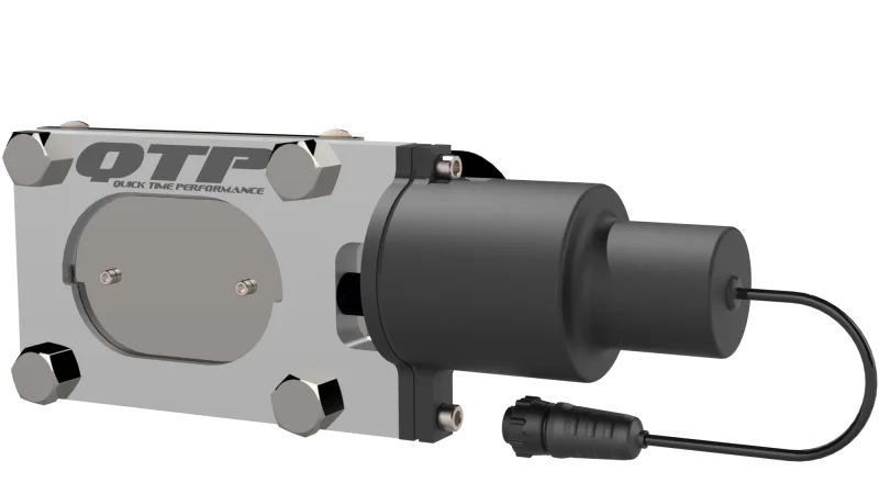 QTP Bolt-On QTEC Low Profile Oval Electric Cutout Valve - Main Product View