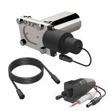 Load image into Gallery viewer, QTP Bolt-On QTEC Low Profile Oval Electric Cutout Valve - Back View
