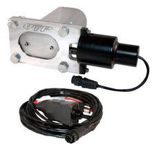 Load image into Gallery viewer, QTP Bolt-On QTEC Low Profile Oval Electric Cutout Valve - Installation View
