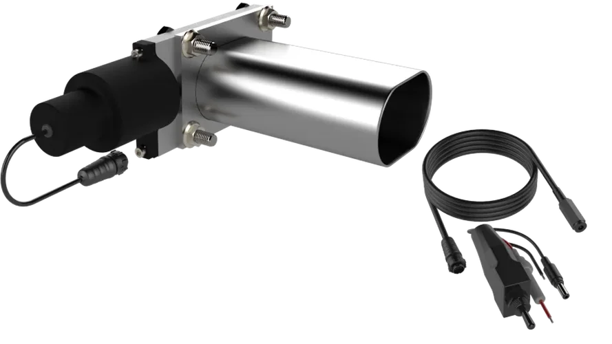 QTP Bolt-On QTEC Low Profile Oval Electric Cutout Valve - Additional View 6
