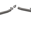 Load image into Gallery viewer, 2010-2013 Chevrolet Camaro SS QTP Eliminator Axle Back Black Tips - Back View