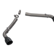 Load image into Gallery viewer, 2010-2013 Chevrolet Camaro SS QTP Eliminator Axle Back Black Tips - Installation View