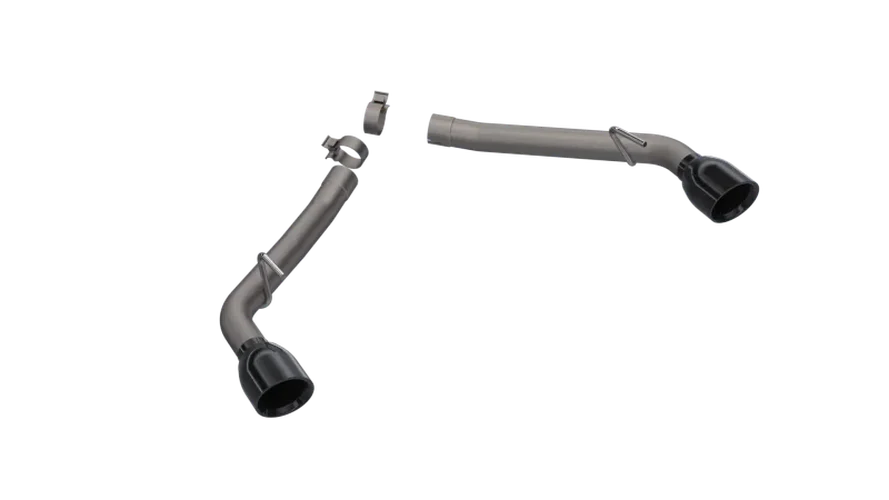2010-2013 Chevrolet Camaro SS QTP Eliminator Axle Back Black Tips - Installation View