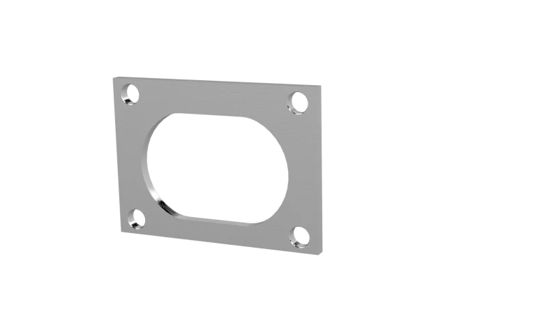 QTP Low Profile Weld-On QTEC Low Profile 4 Bolt Flange - Main Product View