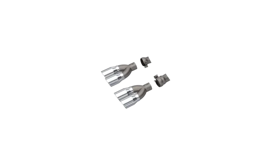 2015-2023 Dodge Challenger QTP Quad Tip Adapter - Side View