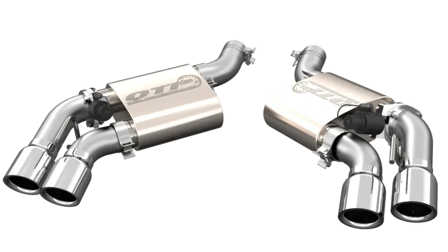 2016-2024 Chevrolet Camaro SS  QTP Screamer Axle Back Quad Tip Bumper - Installation View