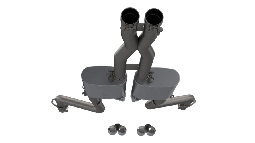 2015-2023 Dodge Challenger 6.2/6.4L QTP Screamer Cat Back - Detail View