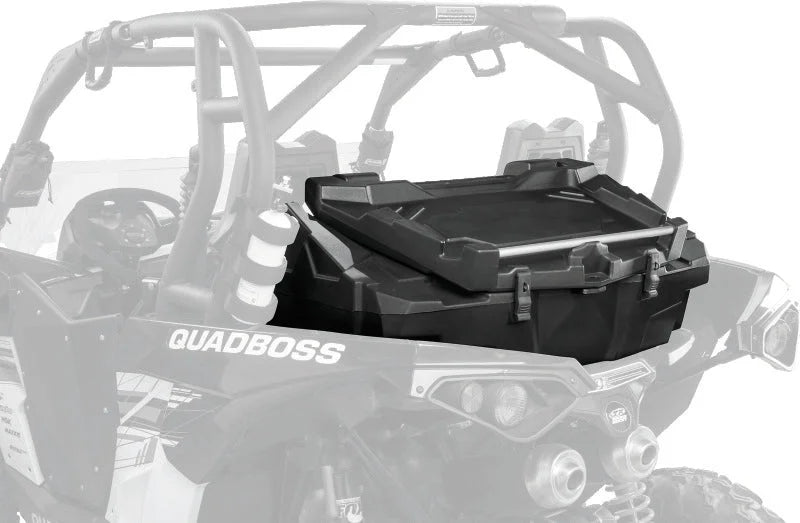 QuadBoss 11-14 Can-Am Commander 1000 Expedition Series Cargo Box - Back View