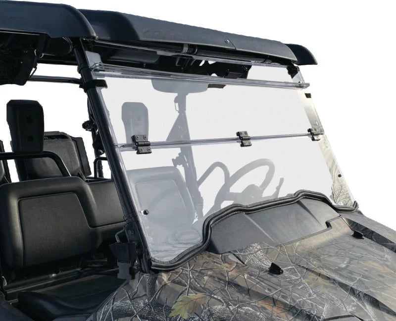 QuadBoss 14-22 Honda SXS700 Pioneer 700 Windbreak Folding Windshield - Installation View