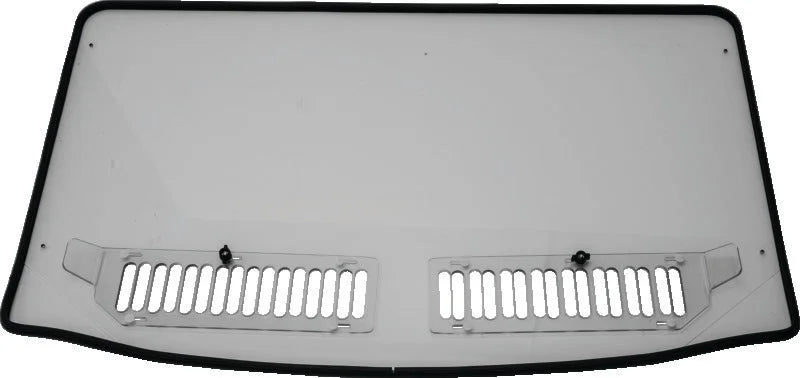 QuadBoss 15-18 Polaris Ranger 570 Full-Size Full Vented Windshield - Side View