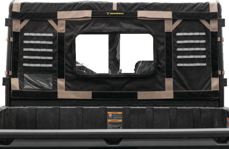 QuadBoss 15-19 Polaris Ranger 1000 Diesel Soft Rear Window - Main Product View