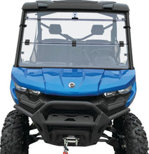 Load image into Gallery viewer, QuadBoss 16-22 Can-Am Defender HD10 Windbreak Folding Windshield - Installation View