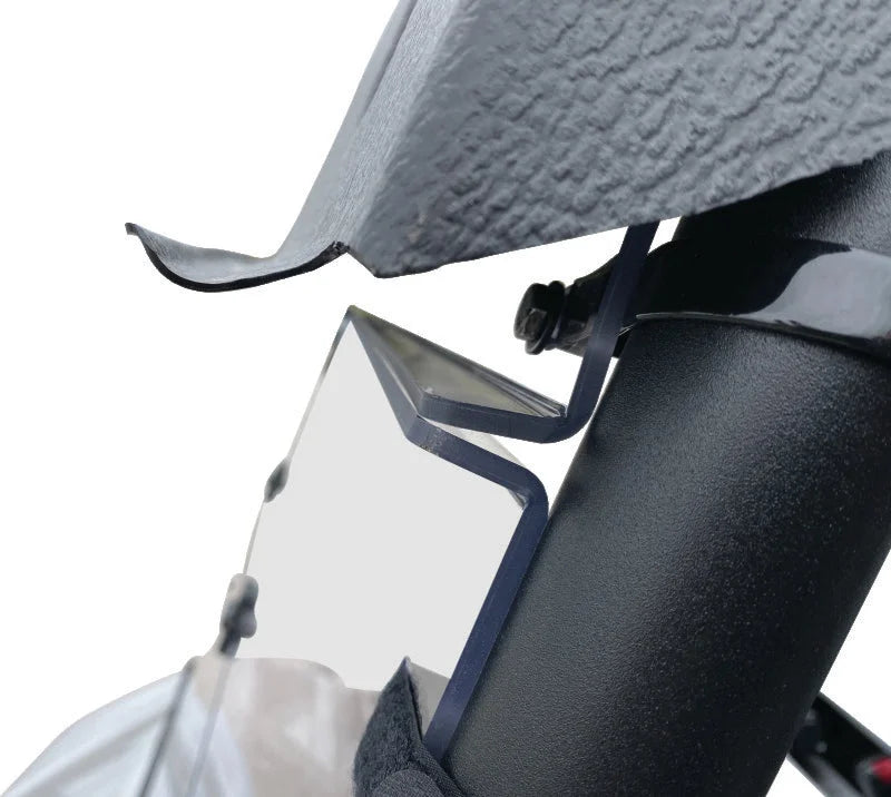 QuadBoss 16-22 Kawasaki KAF820 Mule Pro-DX Windbreak Folding Windshield - Additional View 6