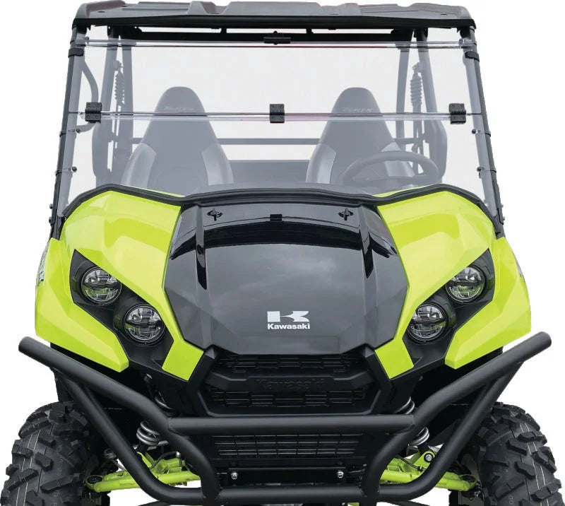 QuadBoss 16-22 Kawasaki KRF800 Teryx Windbreak Folding Windshield - Additional View 5