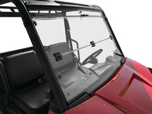 Load image into Gallery viewer, QuadBoss 17-21 Polaris Ranger 500 Windbreak Folding Windshield - Installation View