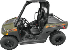 Load image into Gallery viewer, QuadBoss 18-22 Polaris Ranger 150 EFI Roof Windshield &amp; Rear Panel Kit - Side View