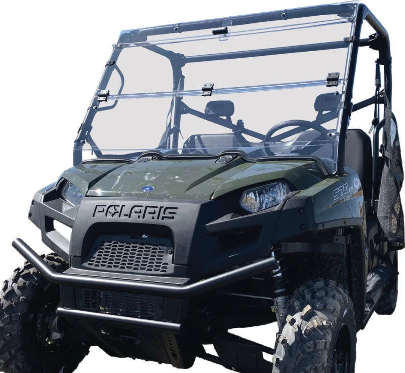 QuadBoss 2013 Polaris Ranger Crew 800 Windbreak Folding Windshield - Main Product View