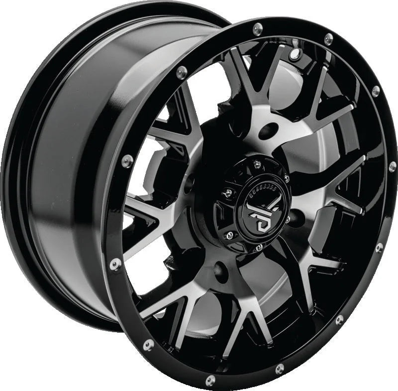 QuadBoss Barbwire 14X7 - 4+3 - 4/156 - Machined - Detail View