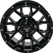 Load image into Gallery viewer, QuadBoss Barbwire 14X7 - 5+2 - 4/110 - Milled - Main Product View