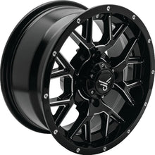 Load image into Gallery viewer, QuadBoss Barbwire 14X7 - 5+2 - 4/110 - Milled - Side View