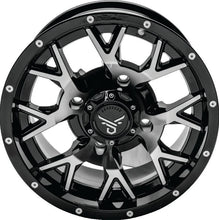 Load image into Gallery viewer, QuadBoss Barbwire 14X7 - 5+2 - 4/137 - Black Machined - Main Product View