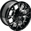 Load image into Gallery viewer, QuadBoss Barbwire 14X7 - 5+2 - 4/137 - Black Machined - Detail View