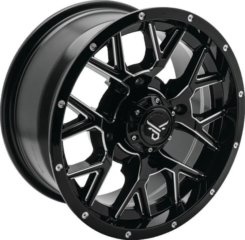QuadBoss Barbwire 15X7 - 4+3 - 4/156 - Milled - Side View
