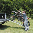 Load image into Gallery viewer, QuadBoss Folding Arched UTV Ramp 18x89 - Side View