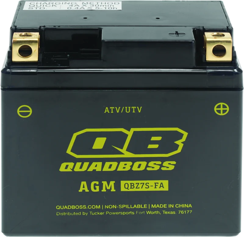 QuadBoss Maintenance-Free AGM Battery QBSZ7S-FA