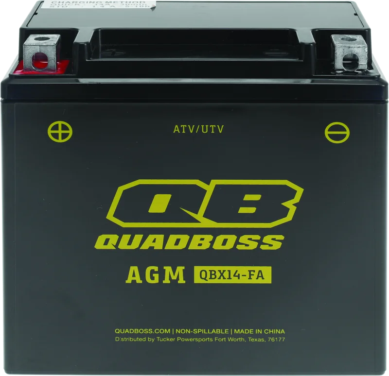 QuadBoss Maintenance-Free AGM Battery QBX14-FA