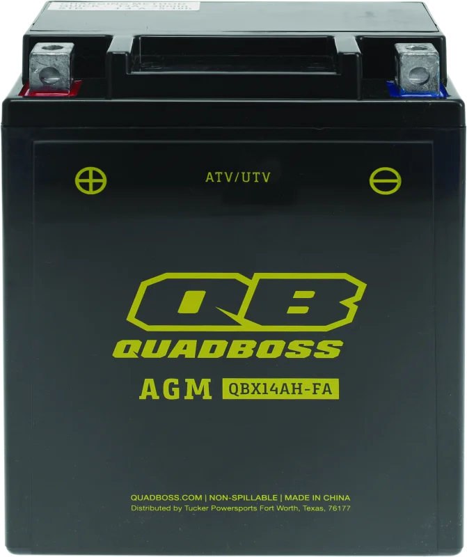 QuadBoss Maintenance-Free AGM Battery QBX14AH-FA