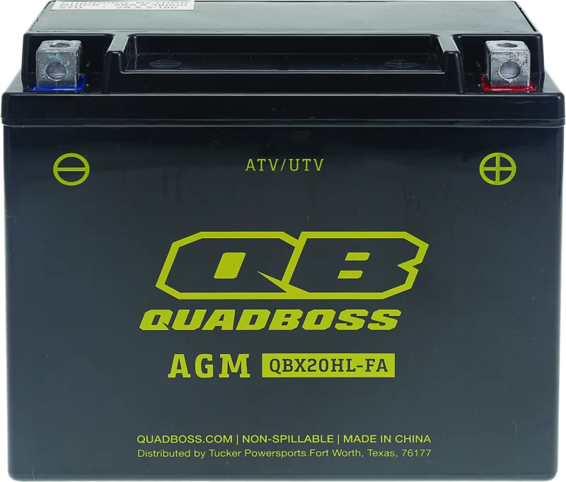 QuadBoss Maintenance-Free AGM Battery QBX20HL-FA