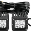 Load image into Gallery viewer, QuadBoss Paired Led 3in Pod Spot - Side View