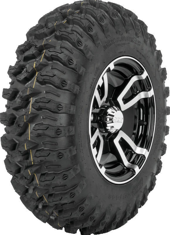 QuadBoss QBT446 Radial Utility Tire - 25x8R12 8Ply - Main Product View